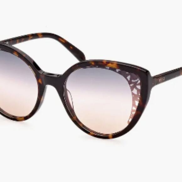 Emilio Pucci 58mm Gradient Cat Eye Sunglasses Dark Havana Gradient Smoke main image 16